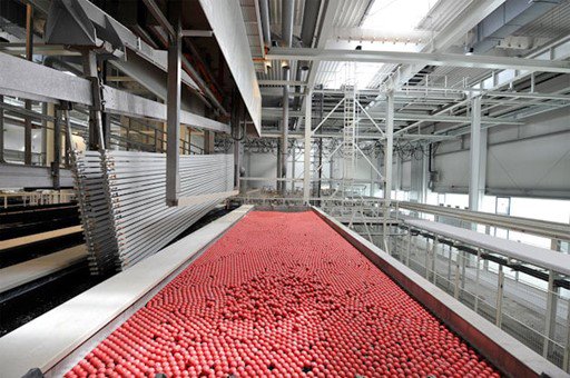 a red carpet in a large room