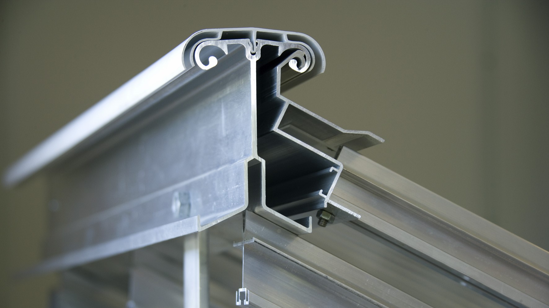 Urban horticulture grid structure element made of aluminium