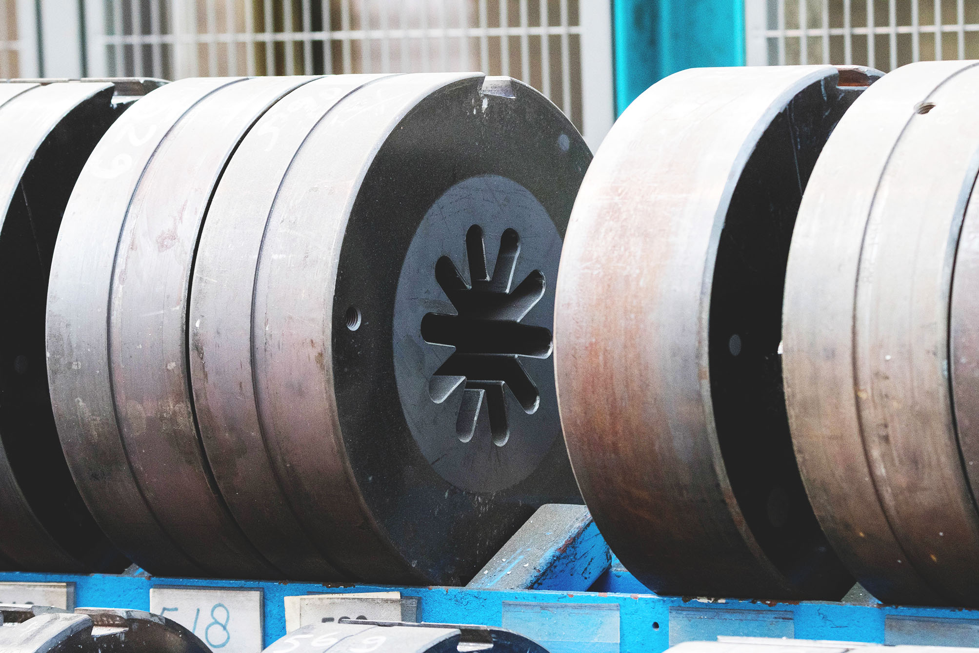 Custom aluminium extrusion die under precision machining at Hydro.jpg