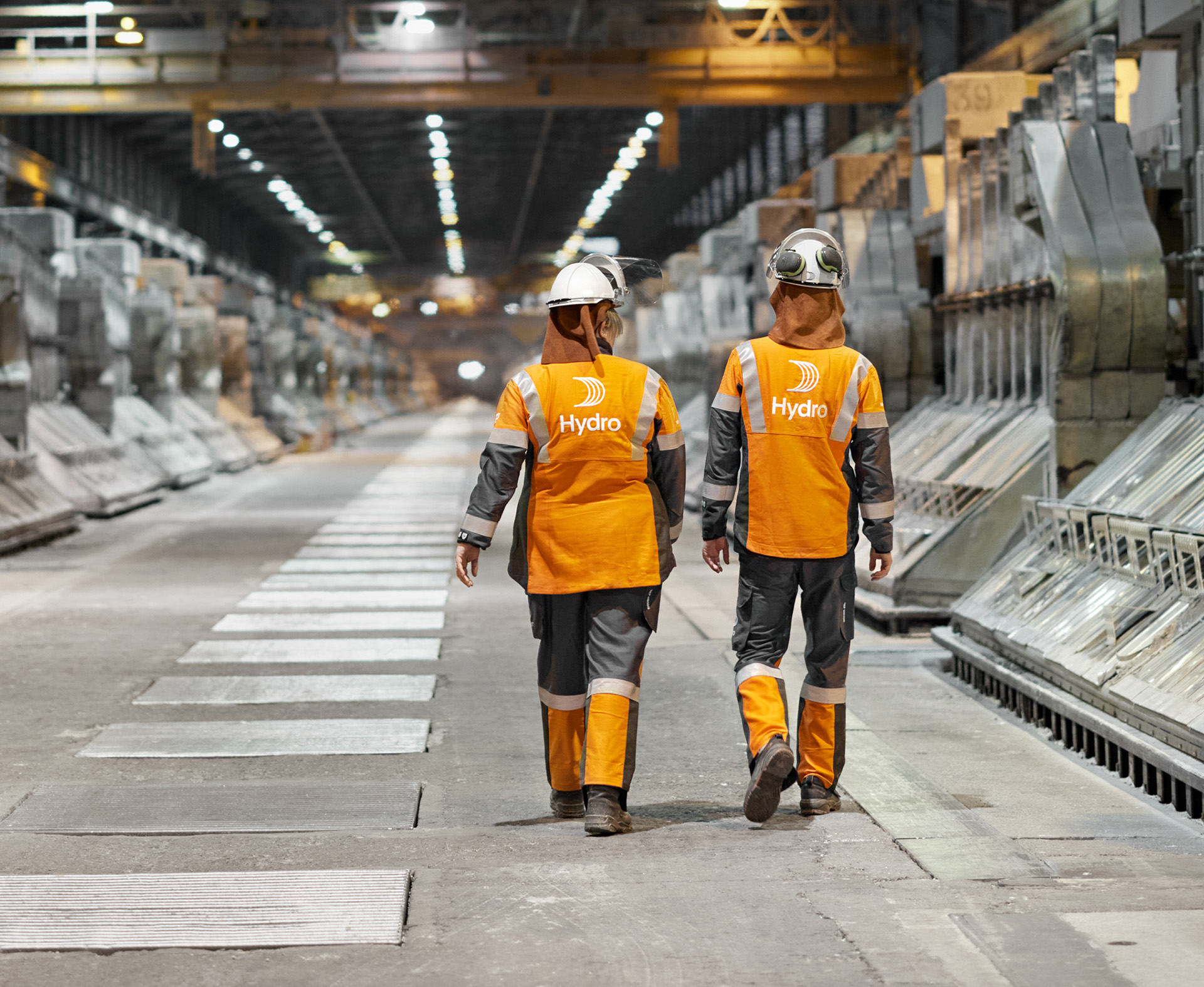 a few men wearing safety vests