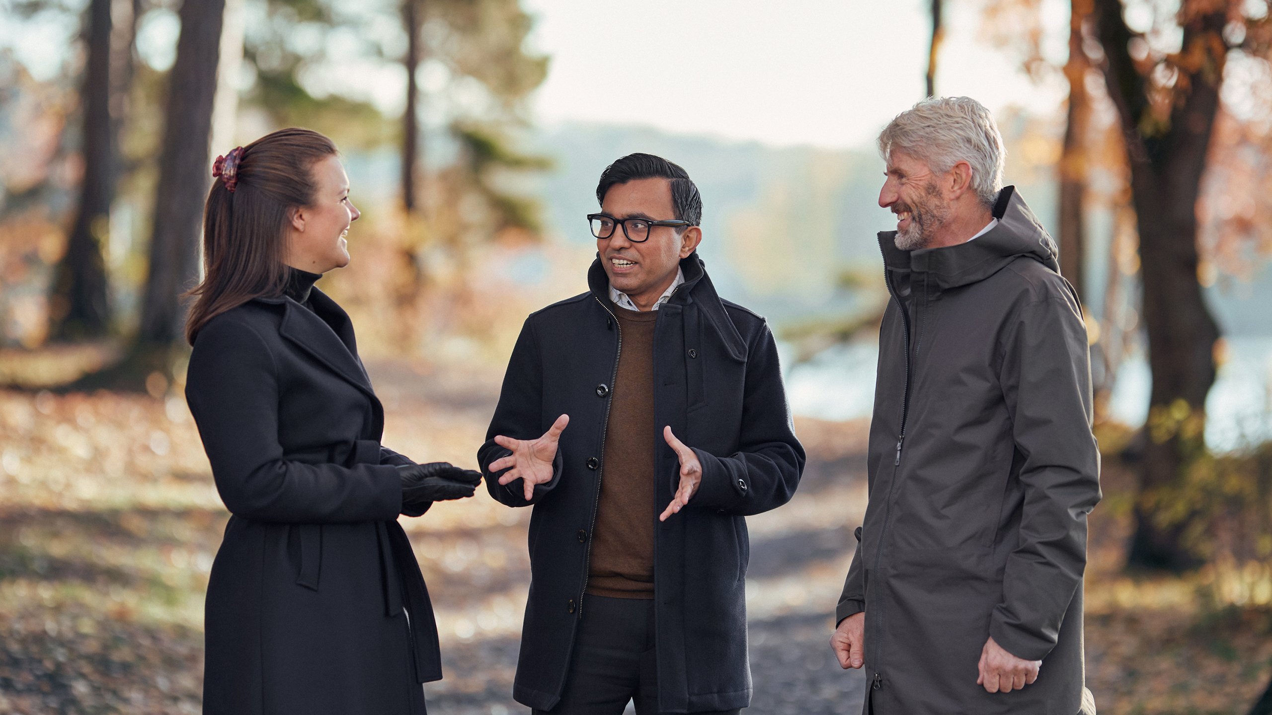 a group of people walking
