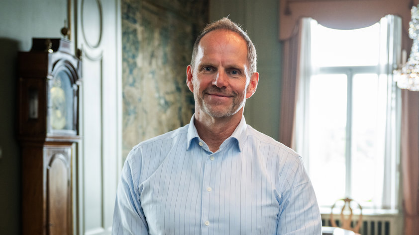 a man standing in a room