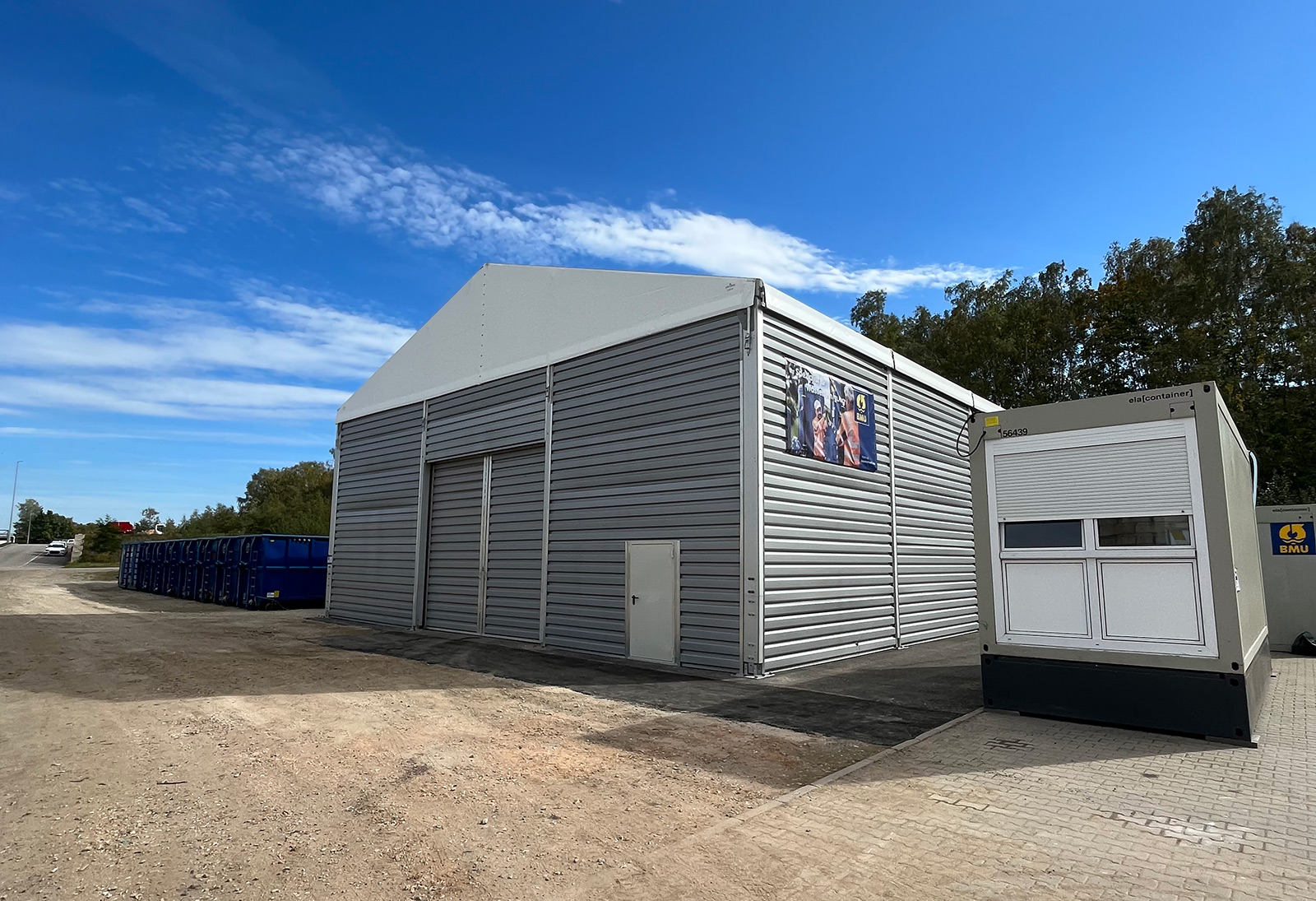 Temporary water treatment plant