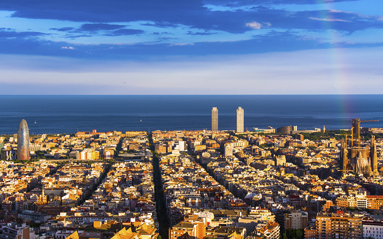 Barcelona from above