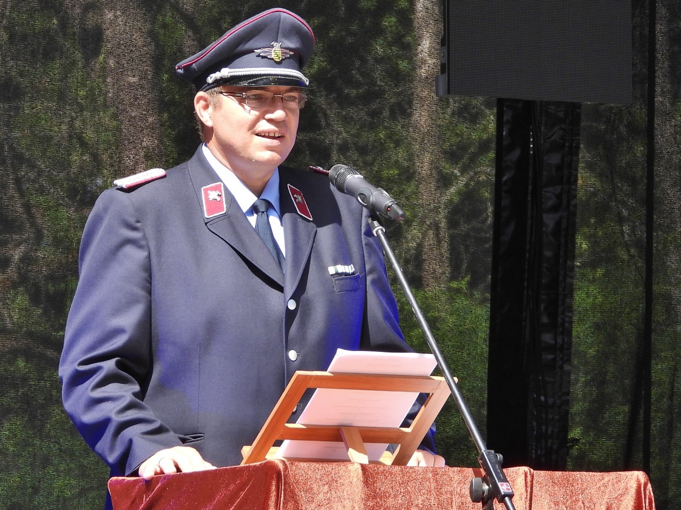 Christian Keller bei der Freiwilligen Feuerwehr Hohenprießnitz